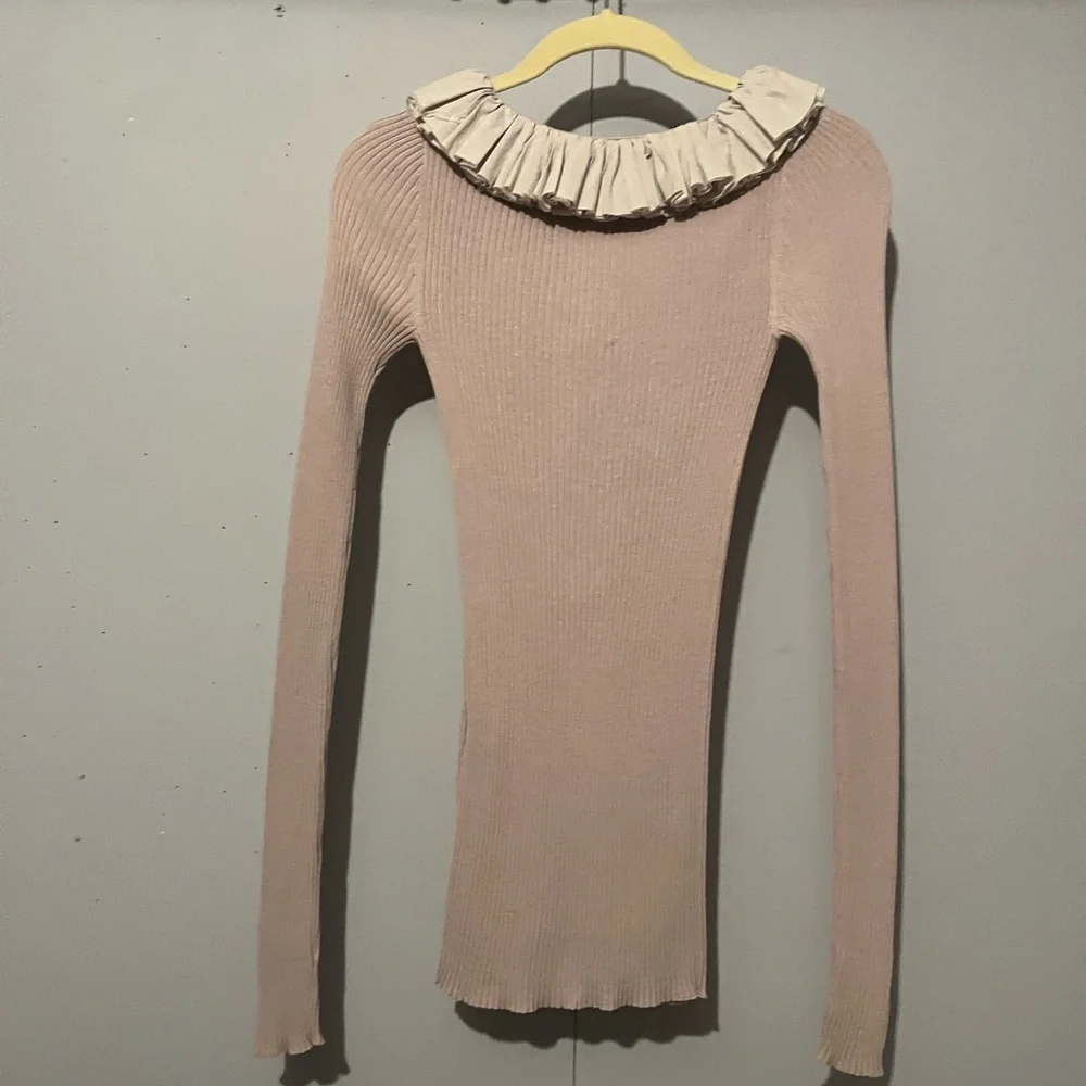 Marc Jacobs Ruffle Ribbed Top - Picture 3 of 8